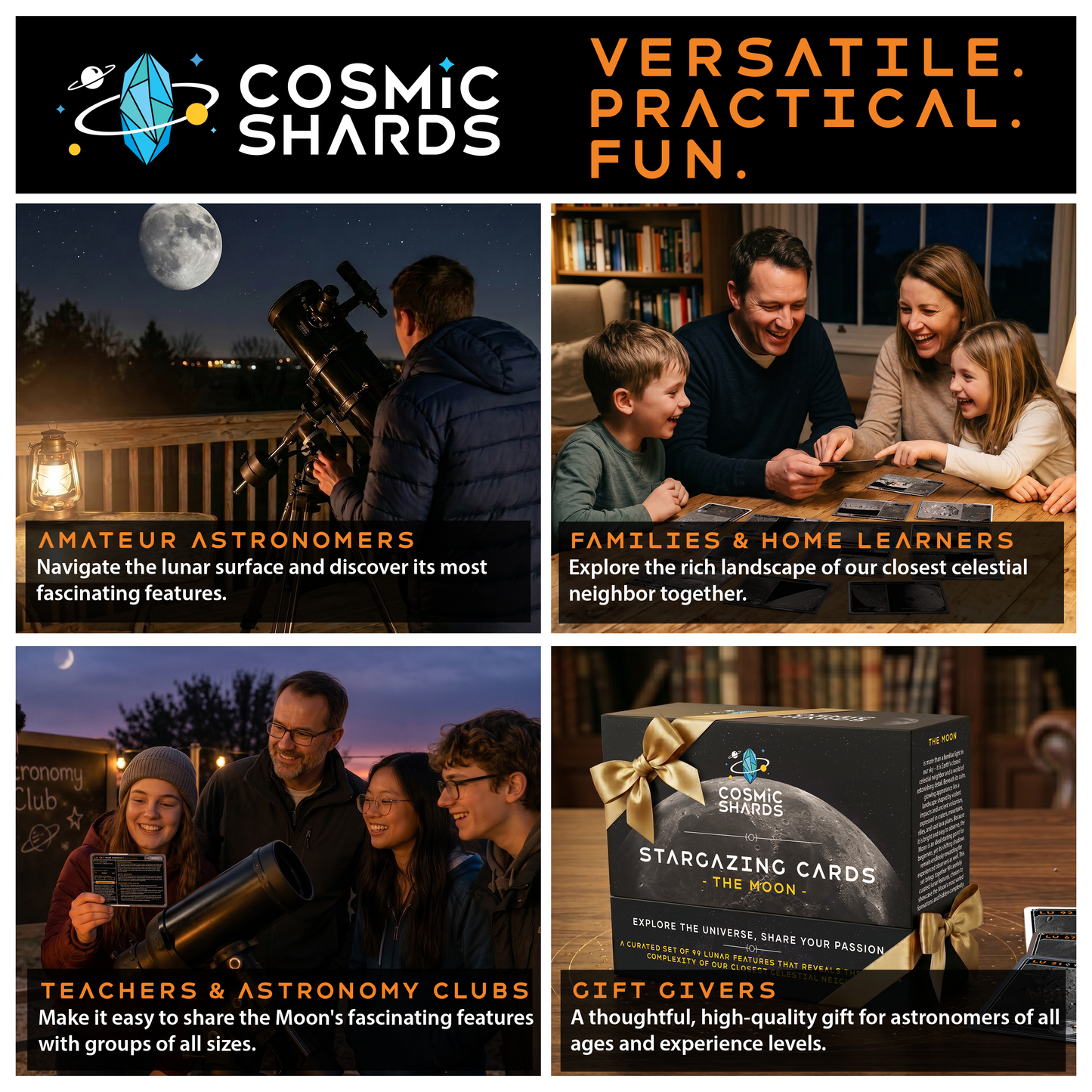 Stargazing Cards - The Moon