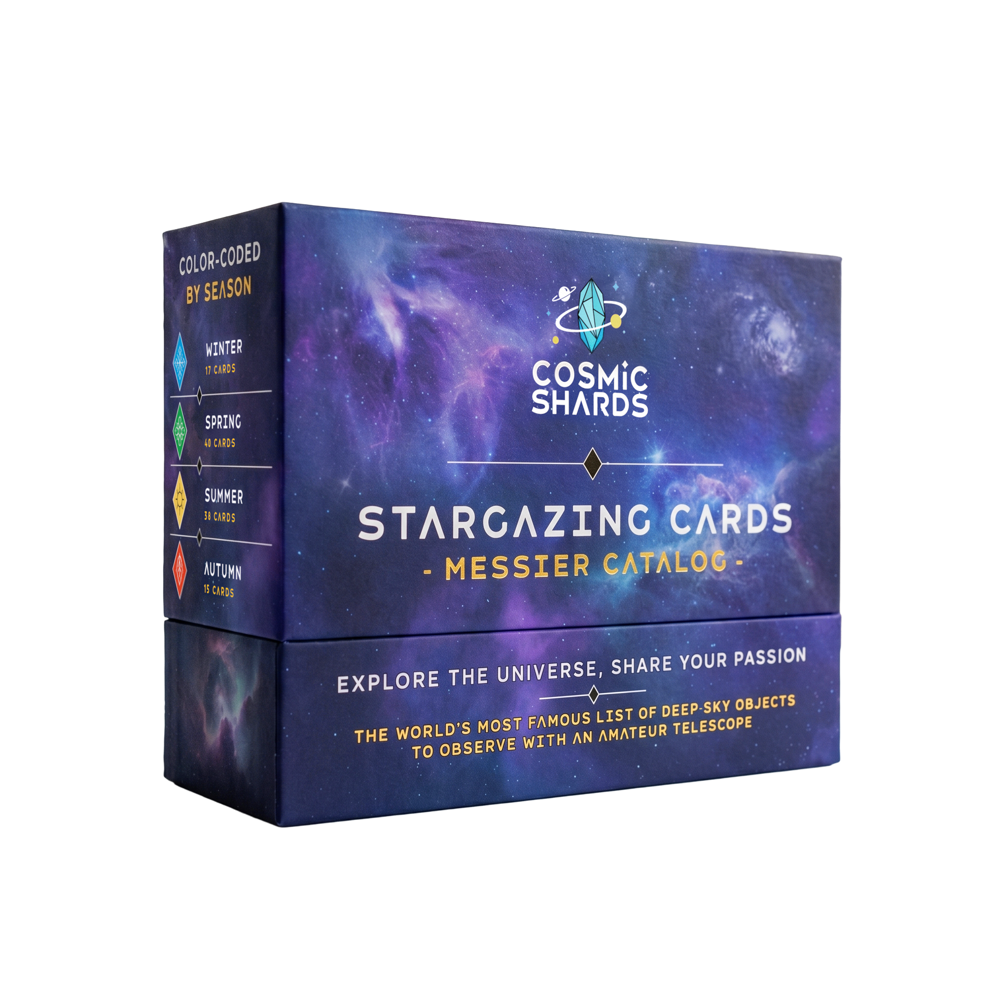 タレントカード ASTRO 2022 STARGAZER MD - COLLECT BOOK Stargazing Cards - Messier Catalog – Cosmic Shards
