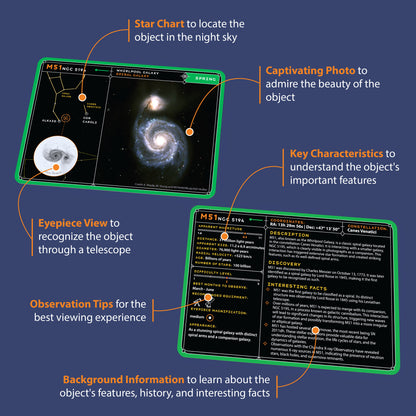Stargazing Cards - Messier Catalog