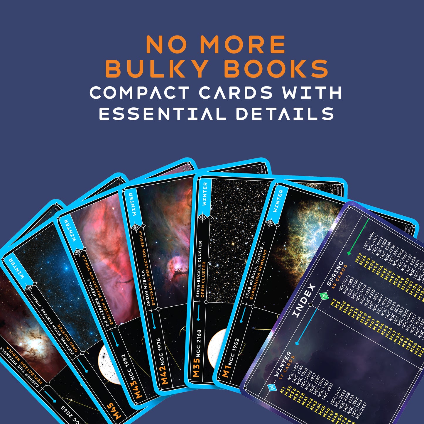 Stargazing Cards - Messier Catalog