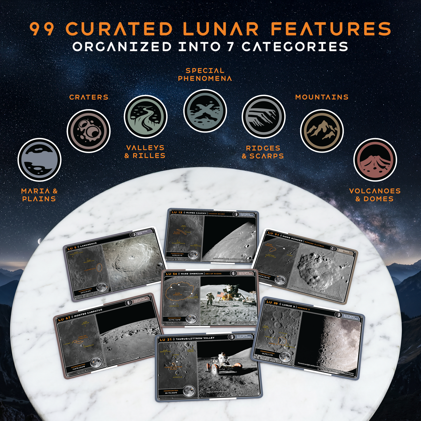 Stargazing Cards - The Moon